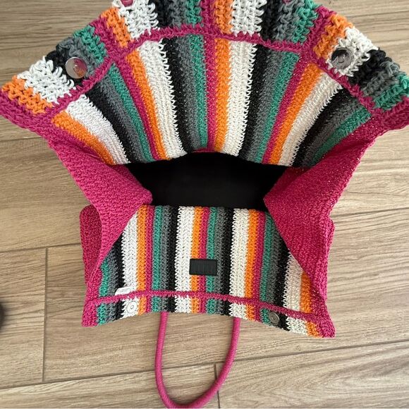 B2B Los Angeles Raffia Tote Bag NWOT - Picture 5 of 7